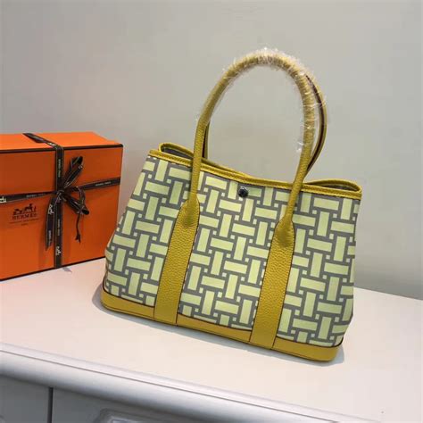 hermes garden party yellow|hermes garden party discontinued.